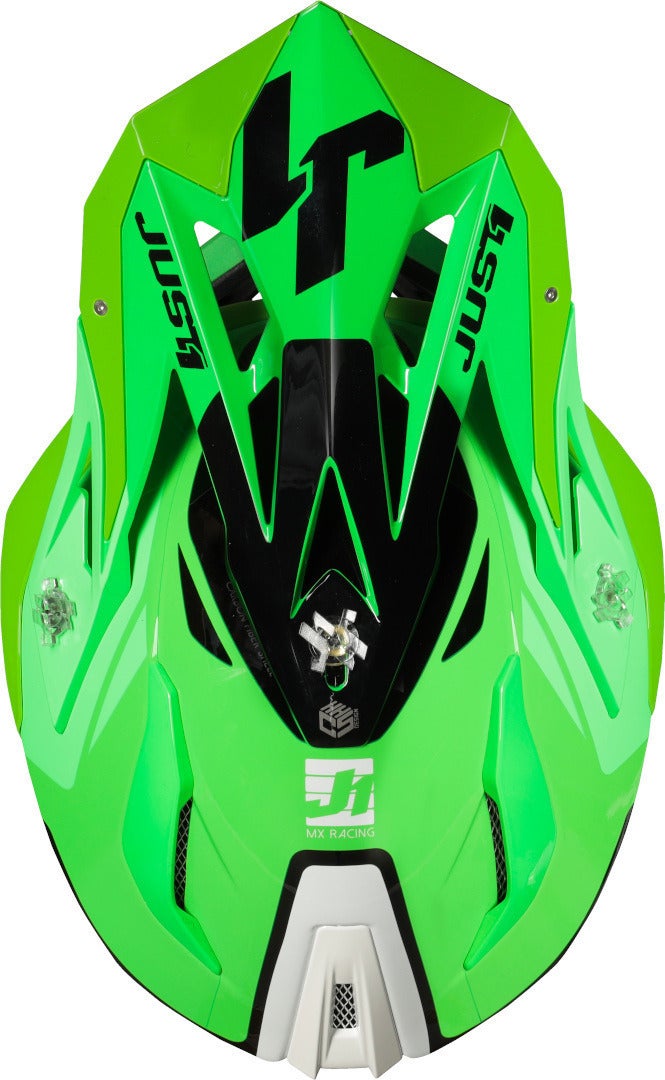 Just1 J18 Pulsar Casco motocross Verde/Nero S (55/56) Figura 2