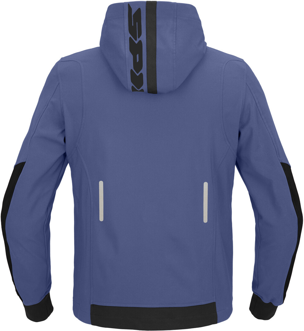 Spidi Armor Light Sweat à capuche moto bleu M Figure 2