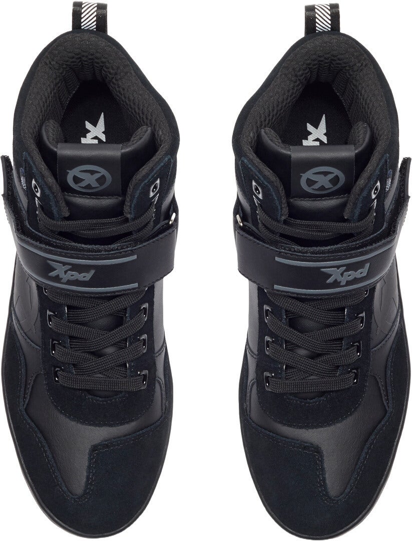 Side view of XPD Moto Pro H2Out waterproof Motorcycle Shoes