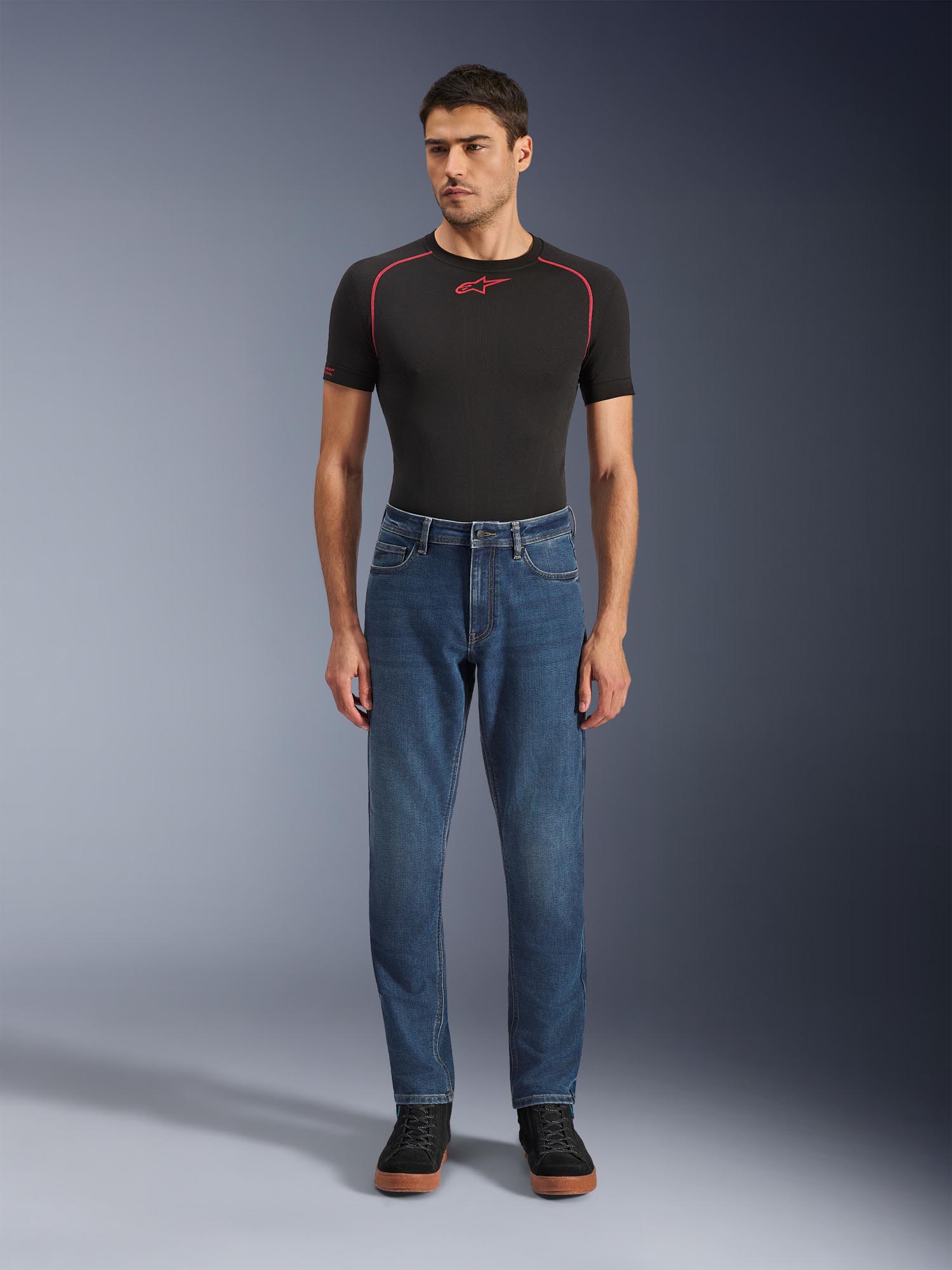 Side view of Alpinestars Flex-AST 5 Motorcycle Jeans