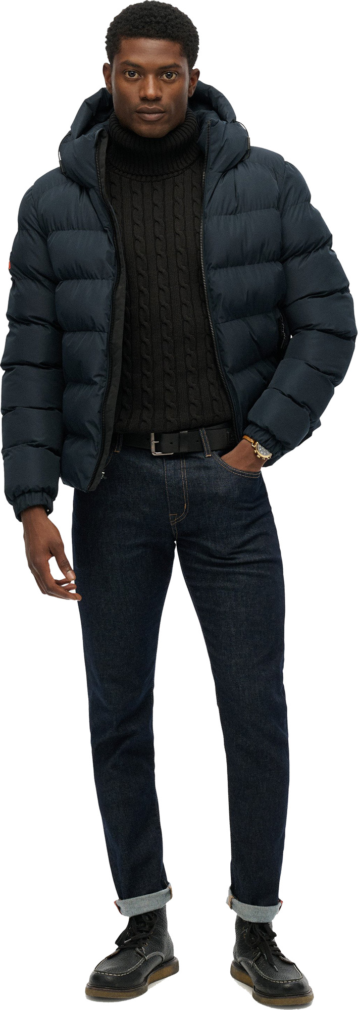 Superdry & Co Sport Puffer Jacket navy blue 3XL Figure 3