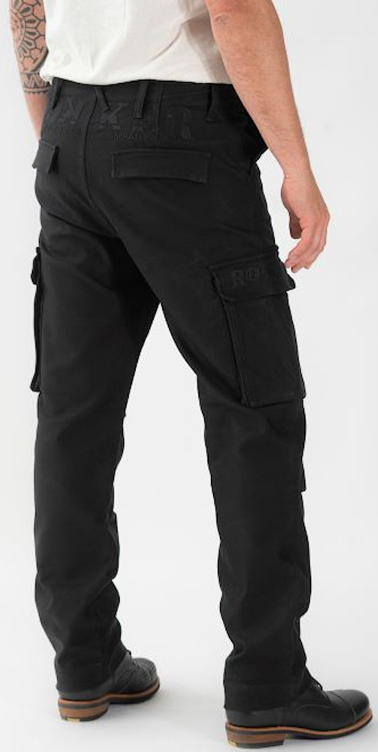 Rokker Black Jack Cargo Motorfiets Textiel Broeken 33 L36 Figuur 2