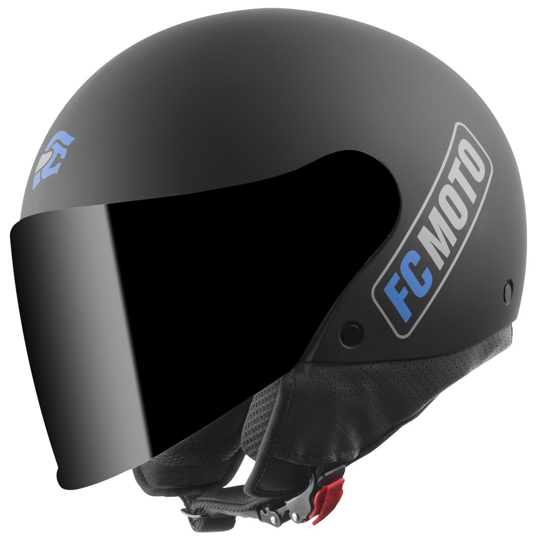 FC-Moto Square-RS Jet hjelm sort mat/blå L Figur 2