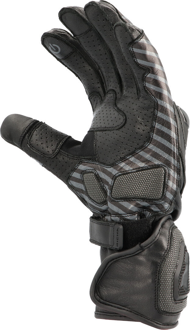 Richa Savage 3 Stripe perforerede motorcykelhandsker 2XL Figur 2