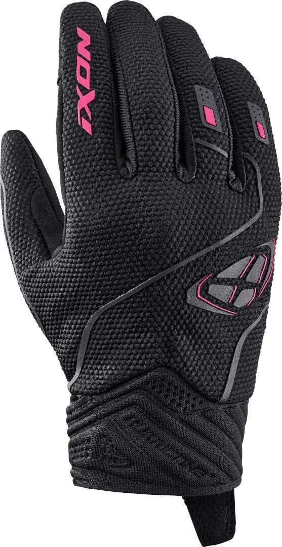 Ixon Hurricane 2 Motorcykelhandsker til damer sort/pink M Figur 1