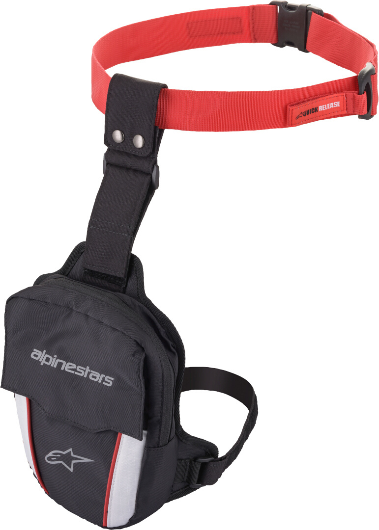 Alpinestars Access Leg Bag Negru/Roșu Figura 1