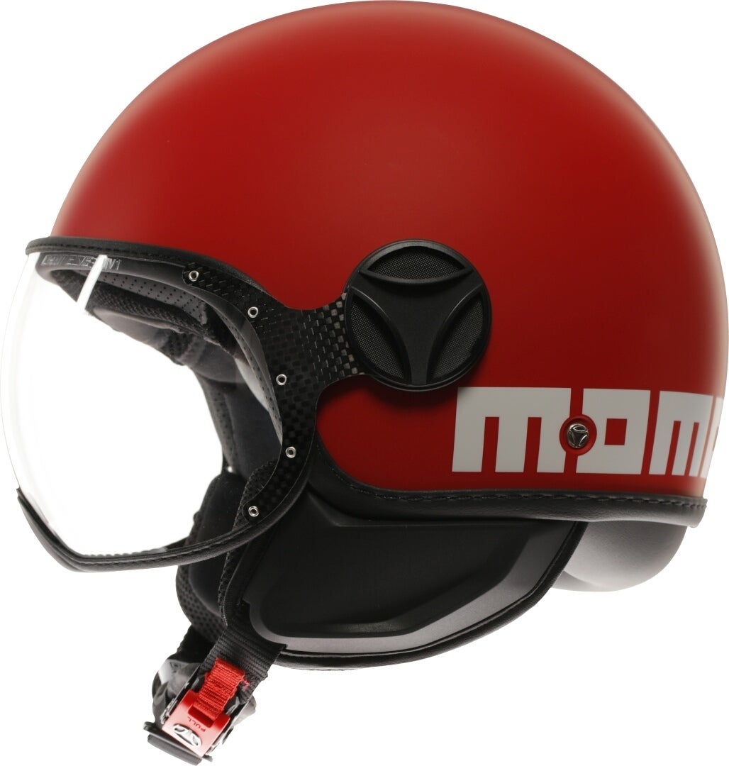 MOMO FGTR Classic Candy Cască cu reacție Red Matt M (57/58) Figura 4