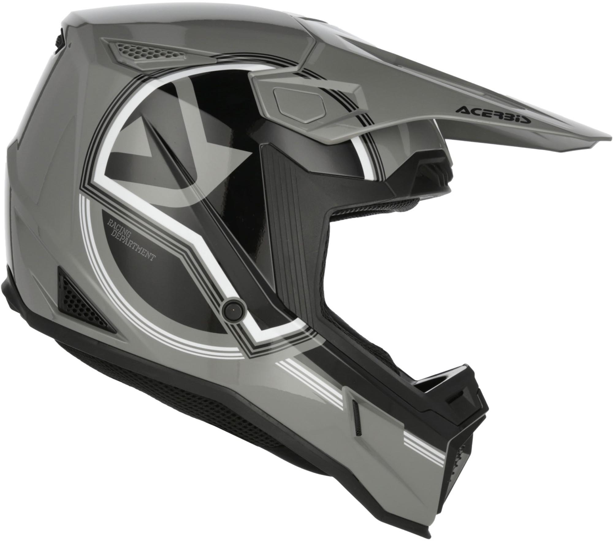Acerbis Whoops Logo Motocross Helmet grey/black/white L (59/60) Figure 2