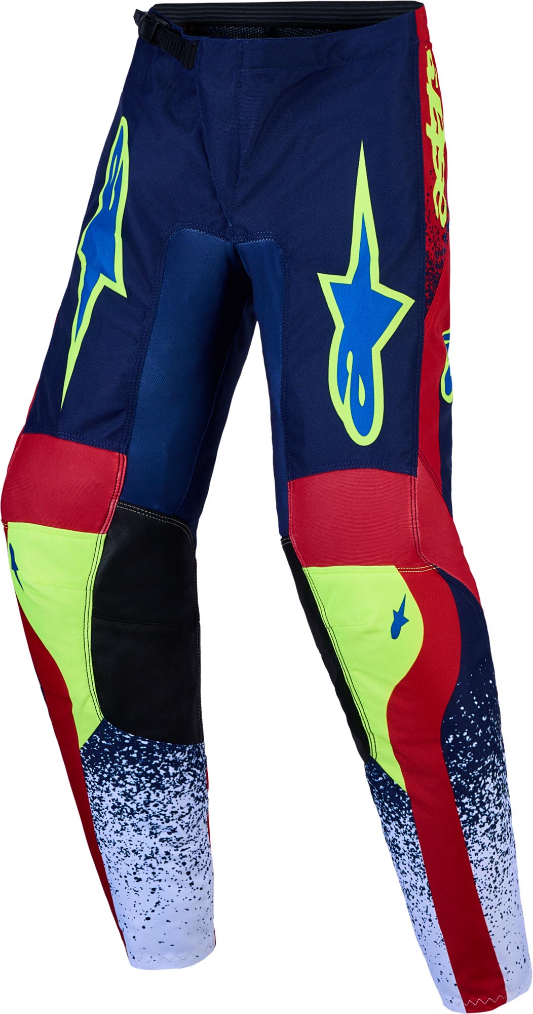 Alpinestars Fluid Drag Jugend Motocross Hose blau/rot/weiß 30 Abbildung 1
