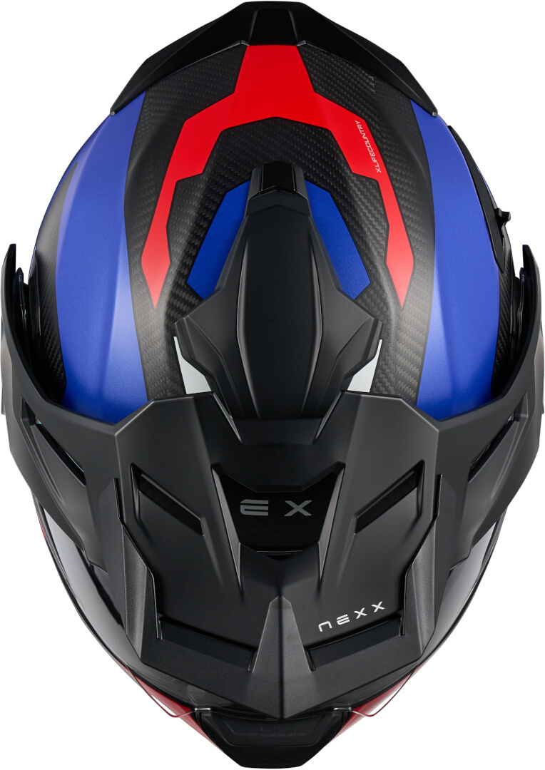 Nexx X.Lifecountry Terra Carbon Cască Albastru mat/roșu M (57/58) Figura 2