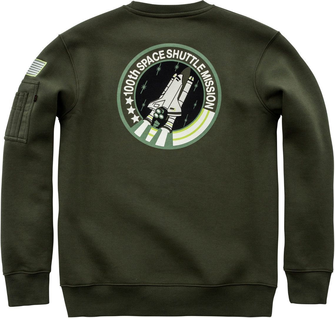Alpha Industries Space Shuttle Sweatshirt dunkelgrün M Abbildung 2