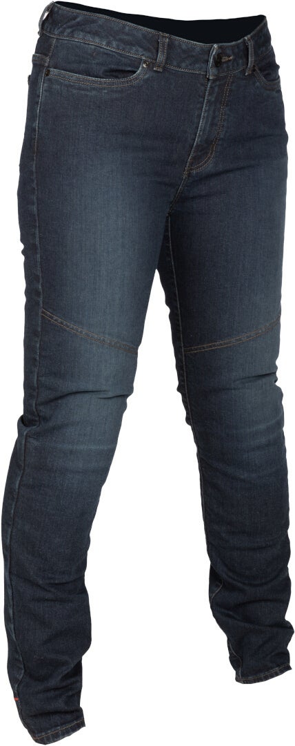 Klim Betty Tapered Stretch Dame Motorcykel Jeans mørkeblå 14/30 Figur 3