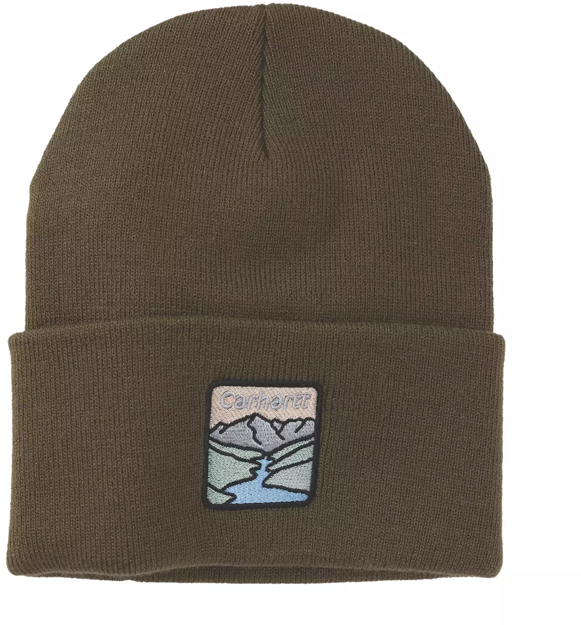 Carhartt River Cuffed Beanie brun Figur 1