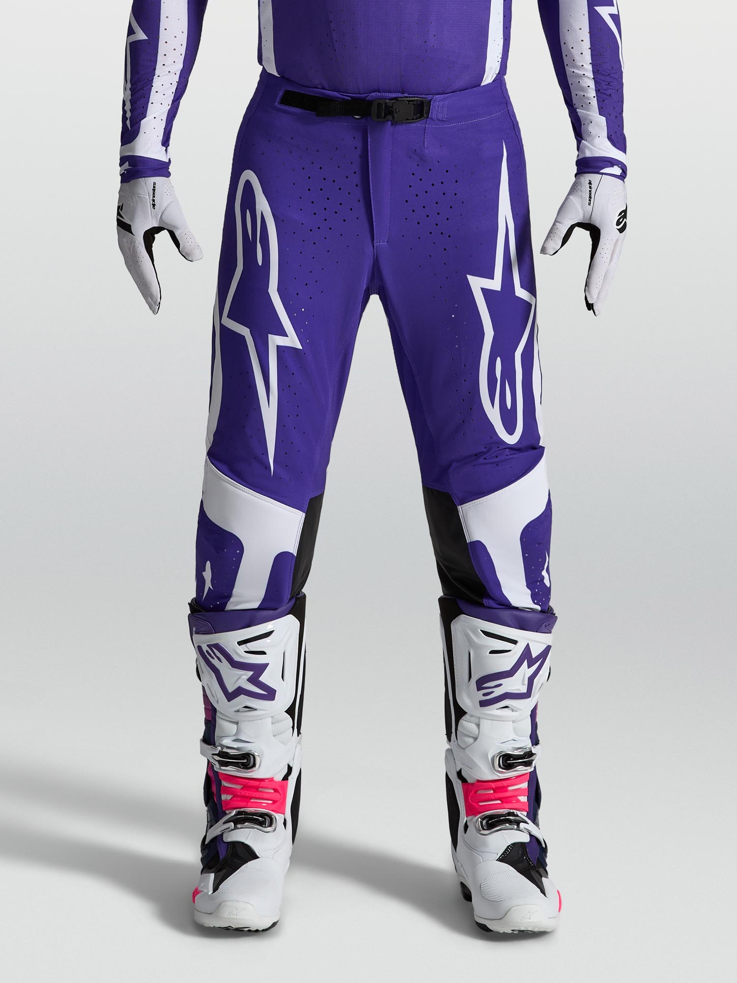 Alpinestars Supertech Vesta Motocross Pants blue/white 38 Figure 6