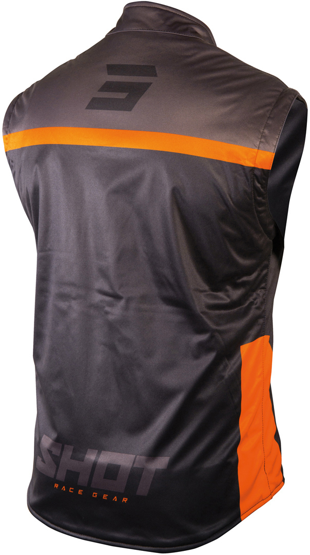 Shot Bodywarmer Lite 2.0 Vestă de motocross Negru/Portocaliu L Figura 2