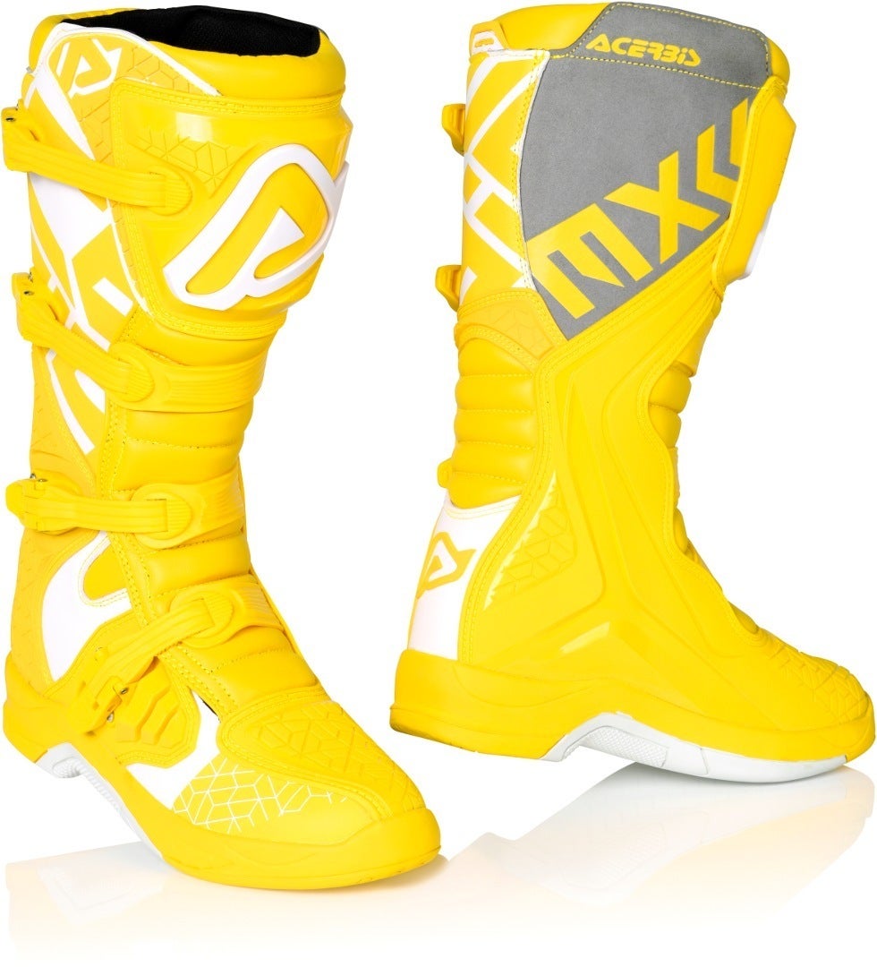 Acerbis X-Team Bottes Motocross Blanc/jaune 45 Figure 1