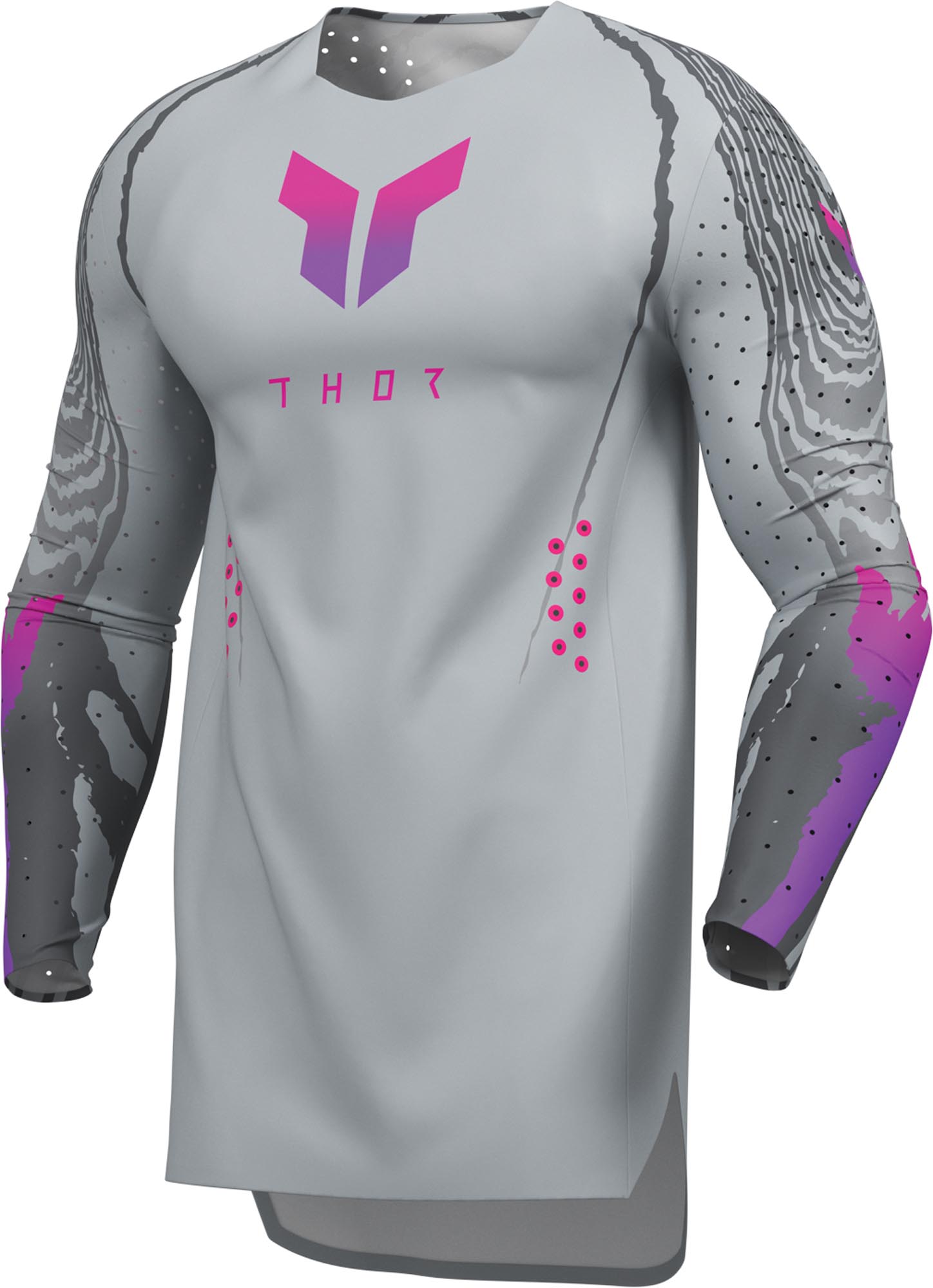 Thor Sportmode Damascus Motokros dres siva L Slika 1