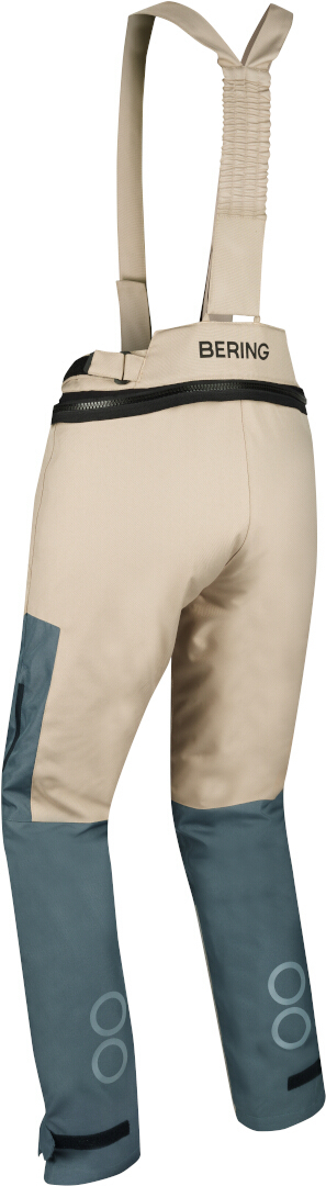 Bering Siberia pantaloni textile impermeabili pentru motociclete bej 46 Figura 2