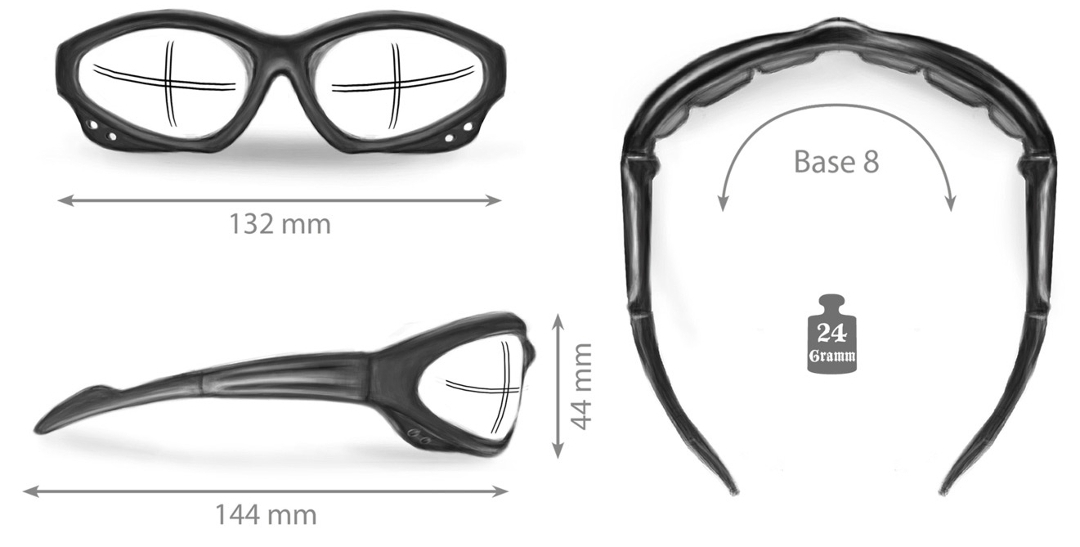Helly Bikereyes Thunder 2 Polarized Solglasögon Figur 2