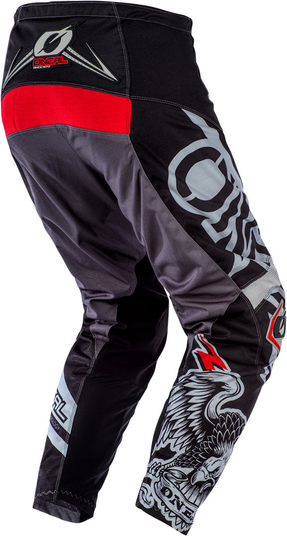 Oneal Element Warhawk Calças de motocross preto/cinza 30 Figura 2