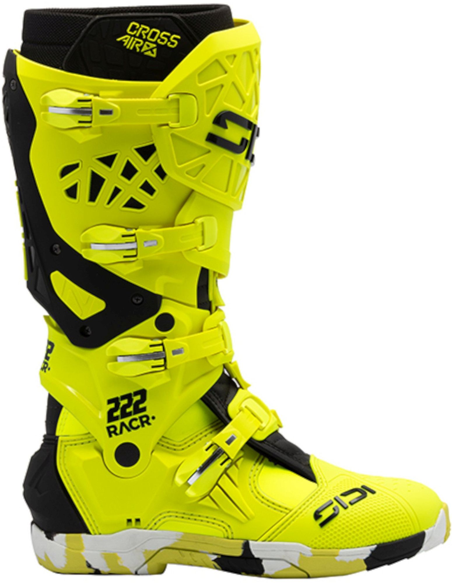 Sidi Crossair-X Bottes de motocross Jaune néon 41 Figure 2