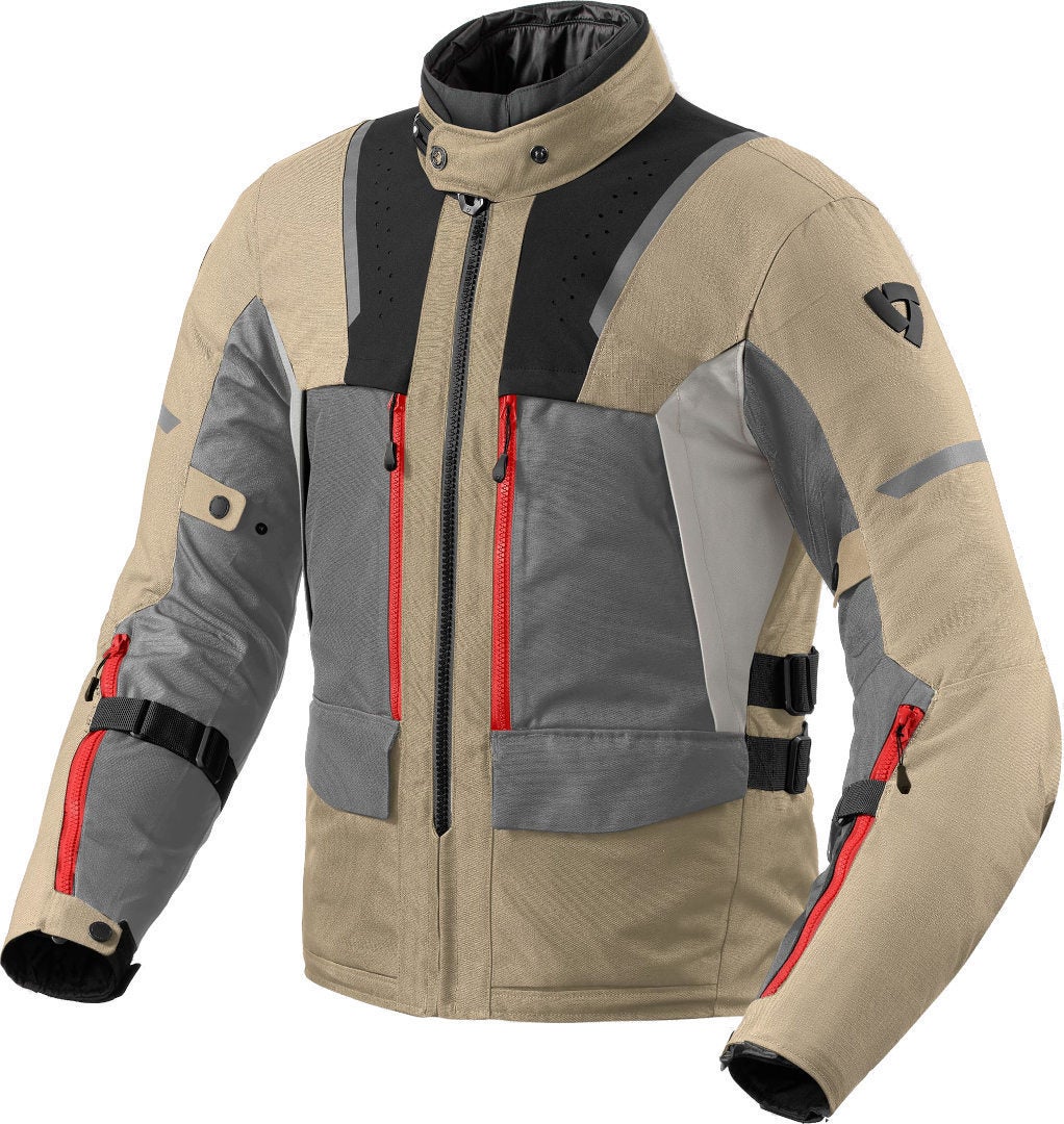 Revit Offtrack 2 H2O Motorcycle Textile Jacket grey/beige L Figure 1