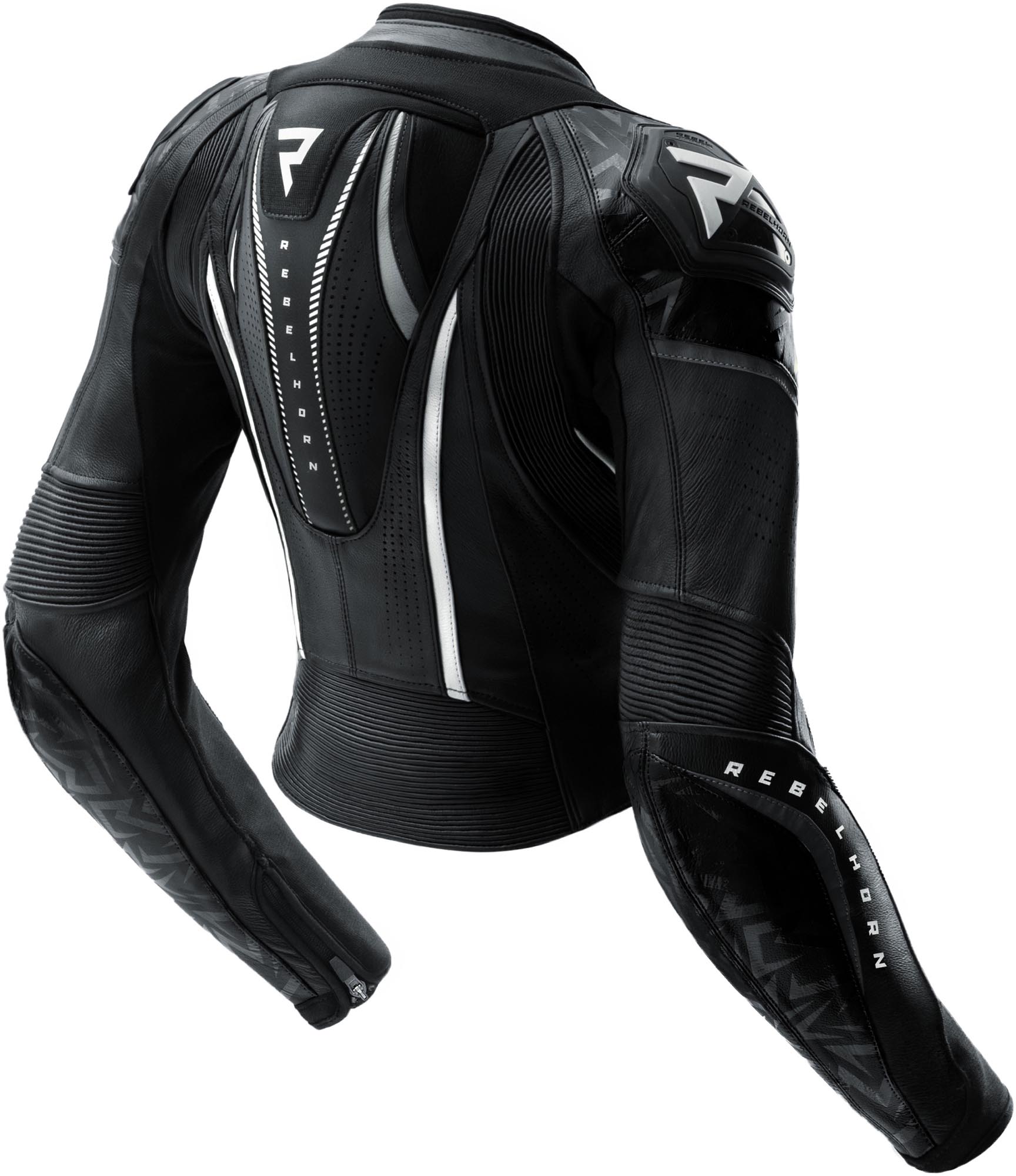 Rebelhorn Diva RS Ladies Motorcycle Leather Jacket black/white 38 Figure 2