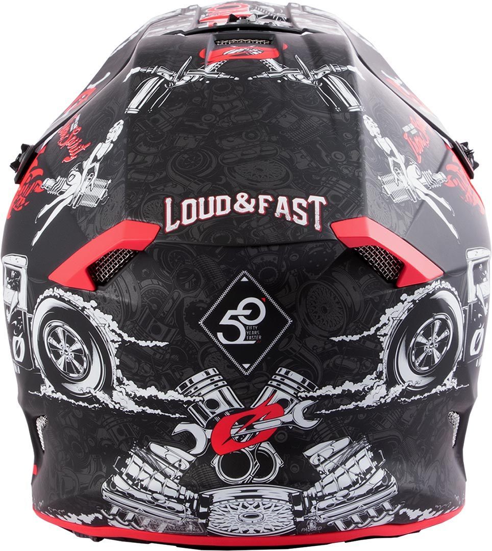 Oneal 5Series Polyacrylite HR Casco motocross nero/rosso XL (61/62) Figura 6
