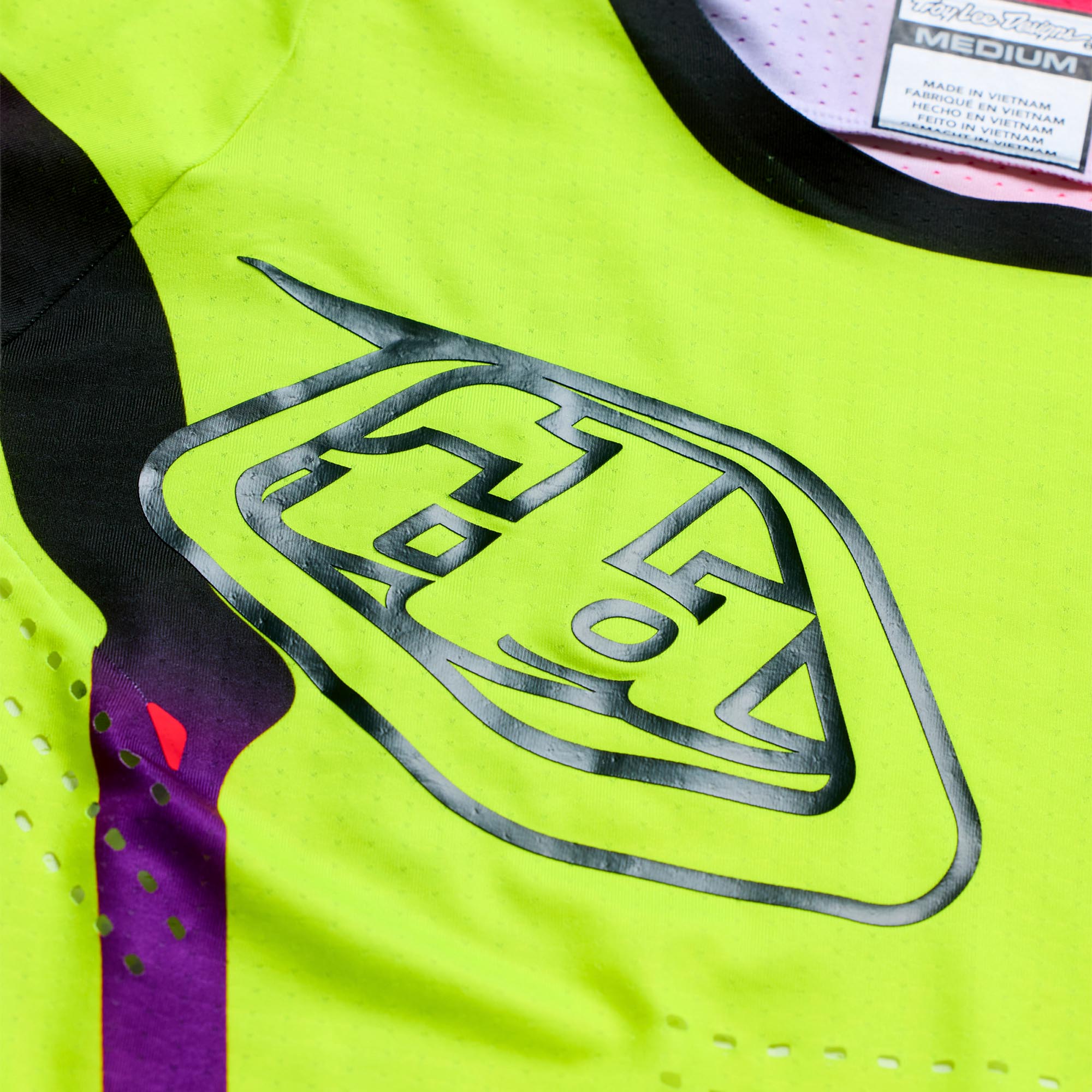 Troy Lee Designs SE Ultra Aura Motocross-trui neongeel L Figuur 5