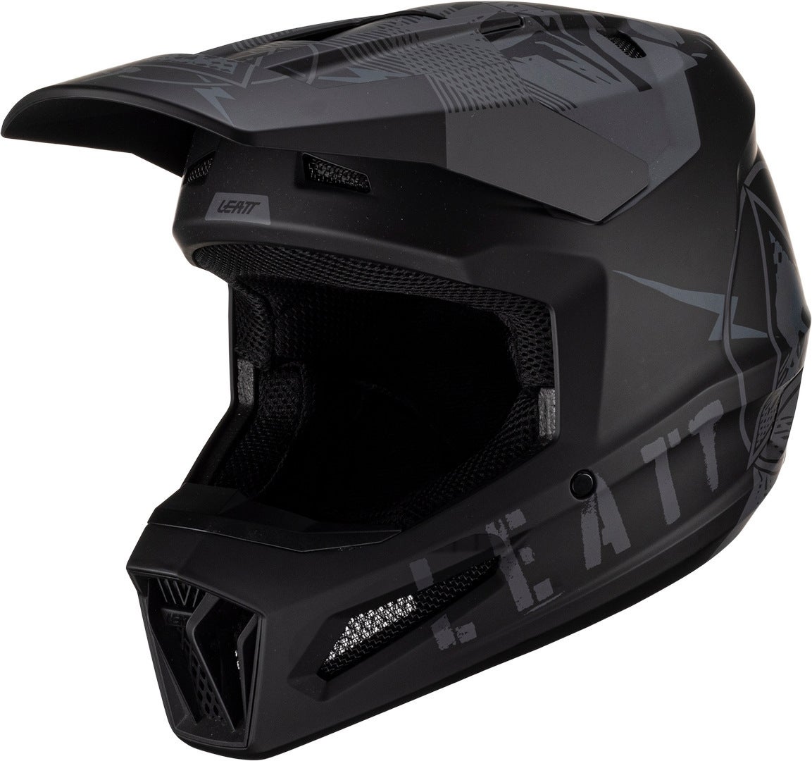 Leatt 2.5 Motocross hjelm sort mat/grå XXL (63/64) Figur 1