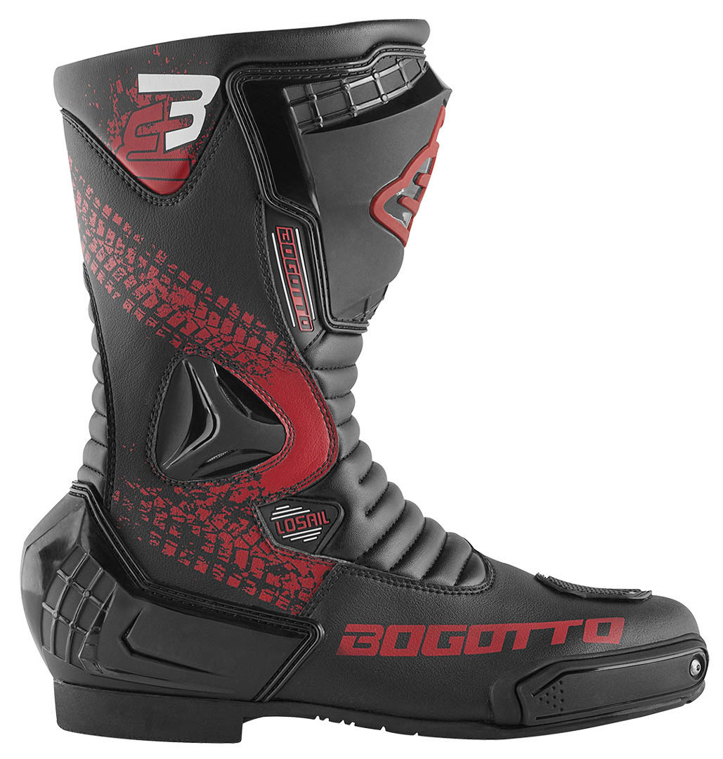 Bogotto Losail Evo Motorcycle Boots black/red 45 Figure 2