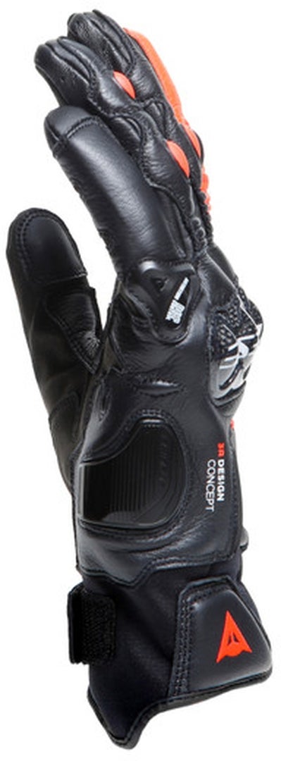 Dainese Carbon 4 Short Motorradhandschuhe schwarz/rot XL Abbildung 5