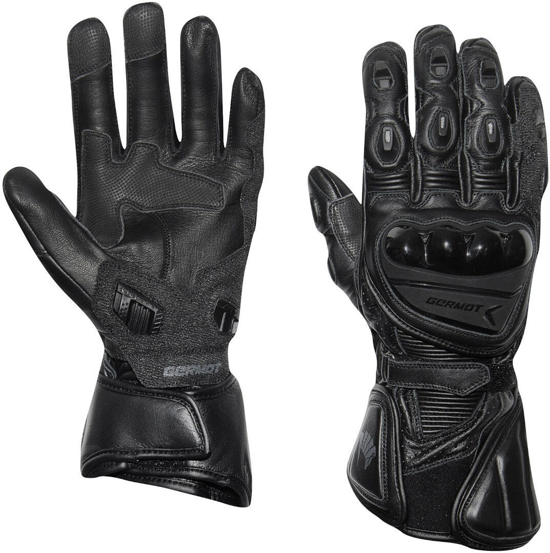 Germot Supersport 2 Motorcykel handsker Sort 11 Figur 1