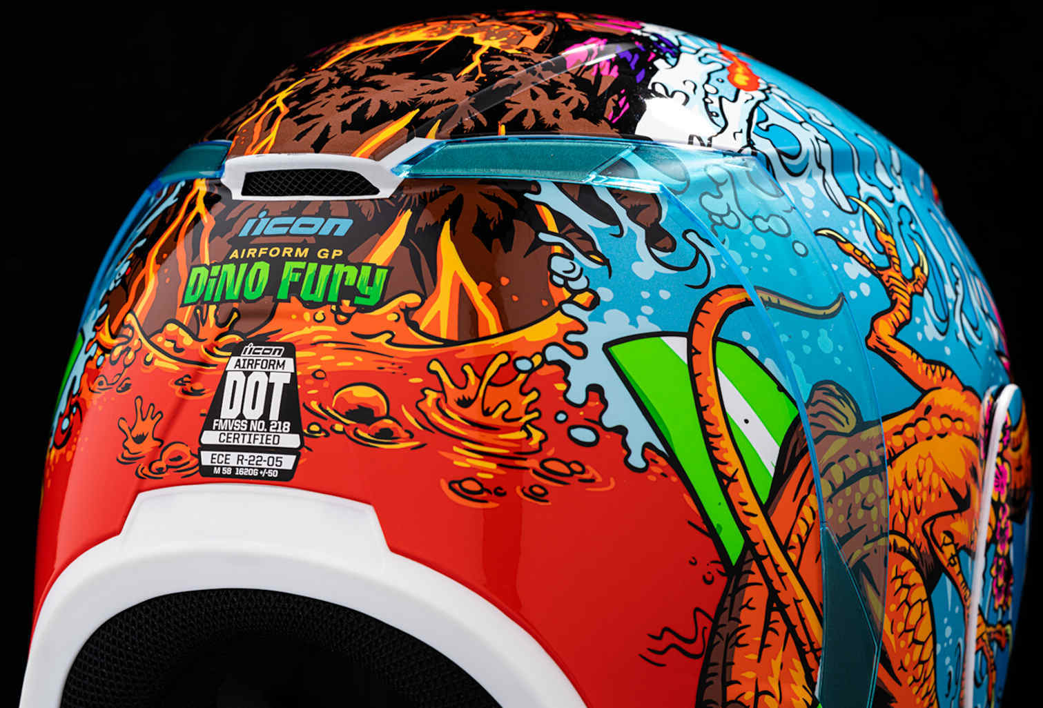 Icon Airform Dino Fury Casco L (59/60) Figura 9