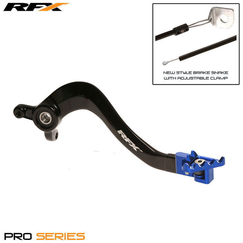 RFX Levier de frein arrière Pro FT (Noir/Bleu)