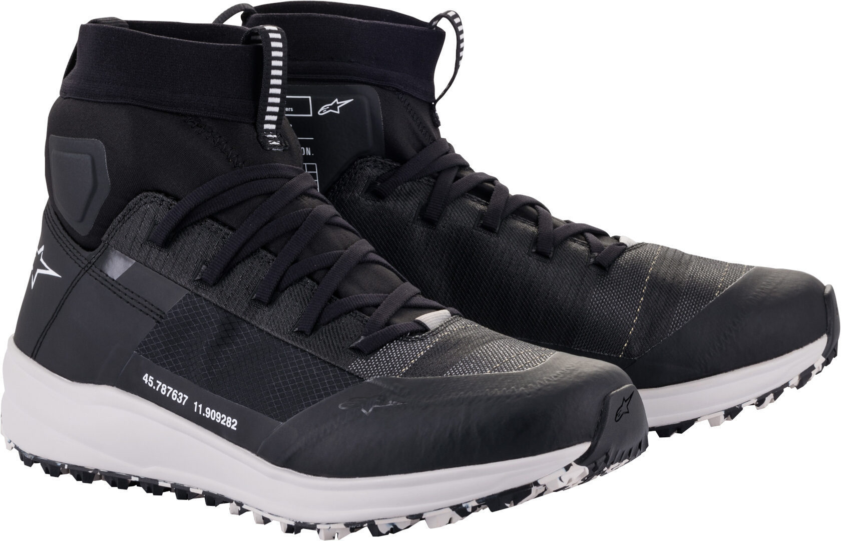 Alpinestars Speedforce Motorcykel sko Sort/hvid 10 (43) Figur 1