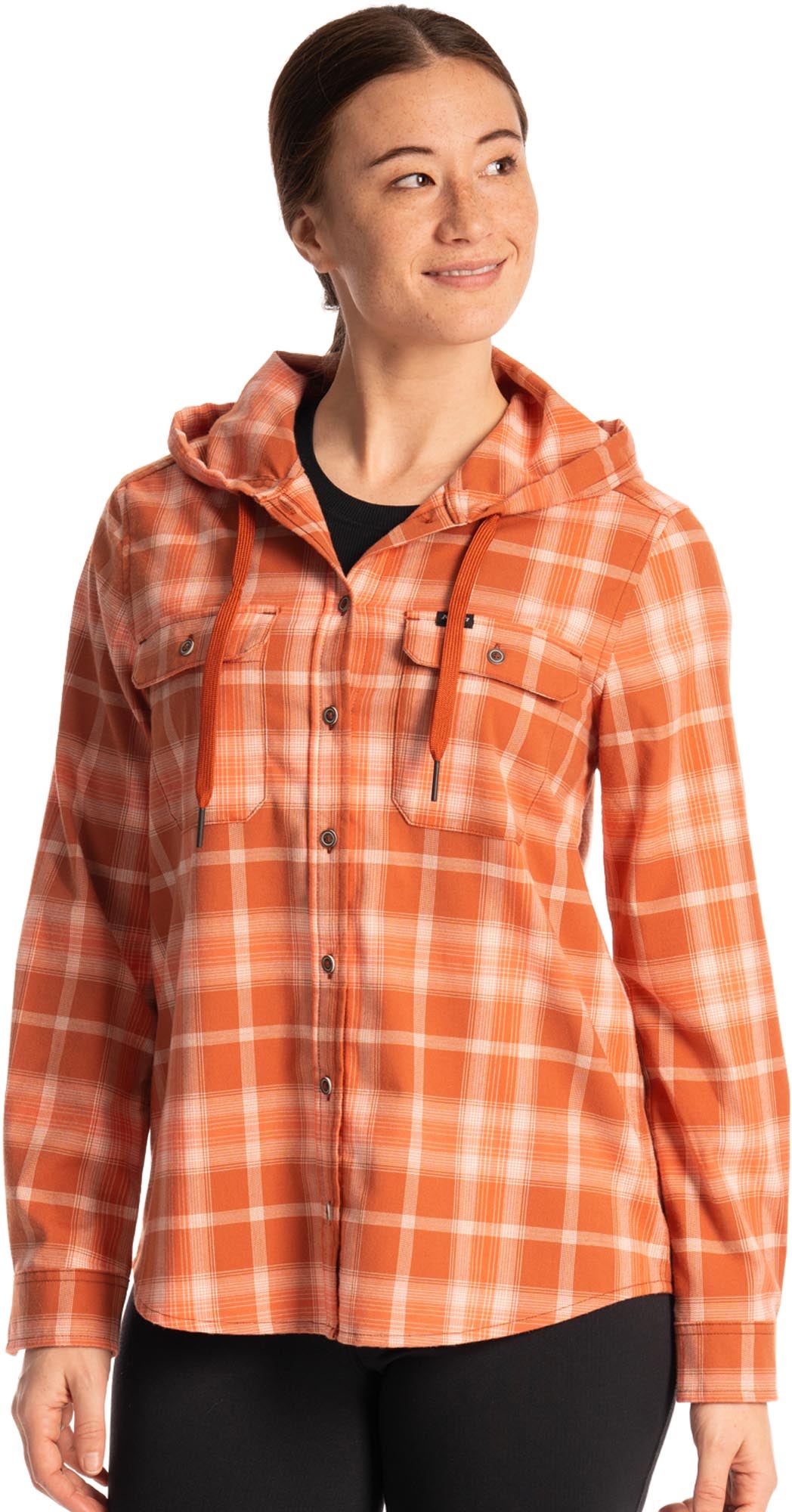 Klim Ginny Mountain Stretch Ladies Flannel Hoodie-image-1469275503