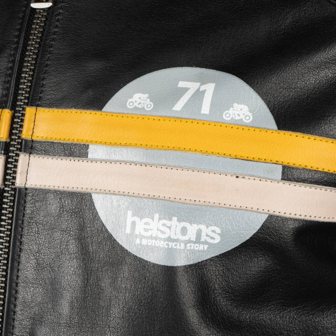 Helstons Chevy Buffalo Motorrad Lederjacke schwarz M Abbildung 4