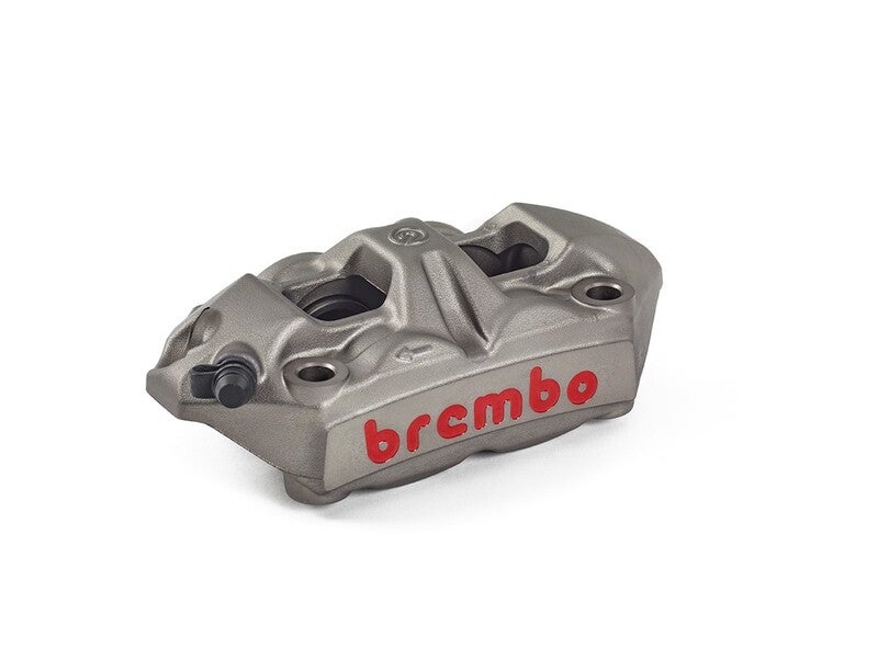 Brembo S.p.A. Staffa freno anteriore sinistra M4 titanio Ø34mm Figura 1
