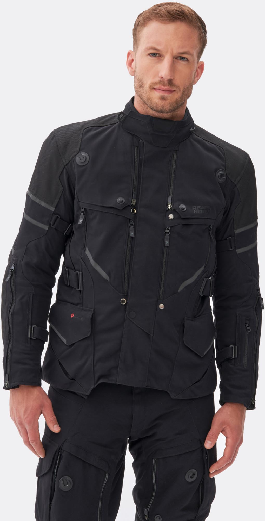 Rebelhorn Range Veste textile moto imperméable noir S Figure 3