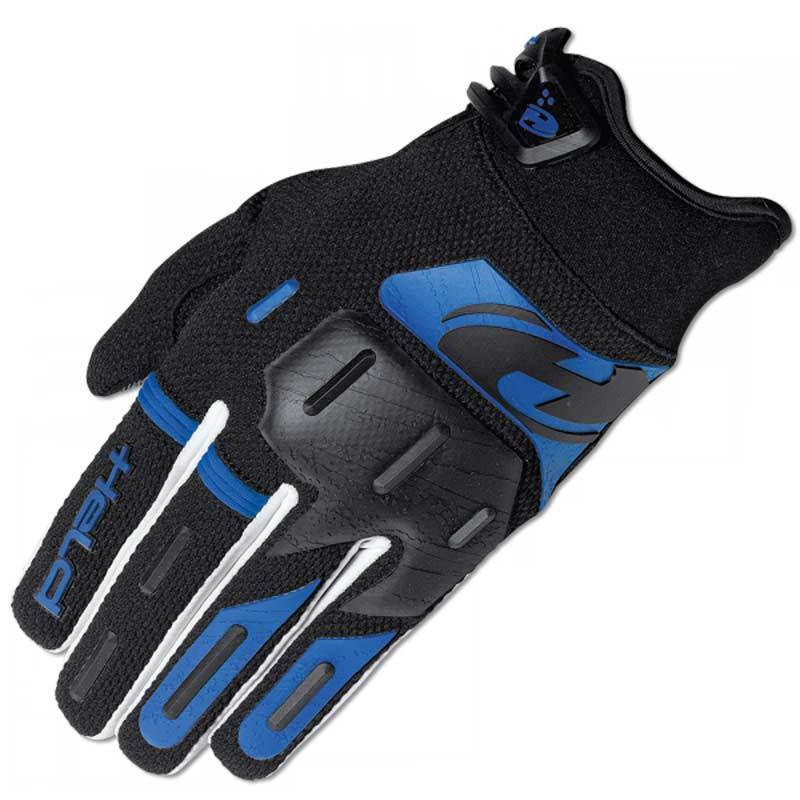 Held Hardtack Motocross handsker Sort/azurblå 10 (XL) Figur 1