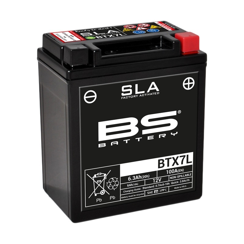 Bateria BS Bateria SLA fără întreținere activată din fabrică - BTX7L Figura 2