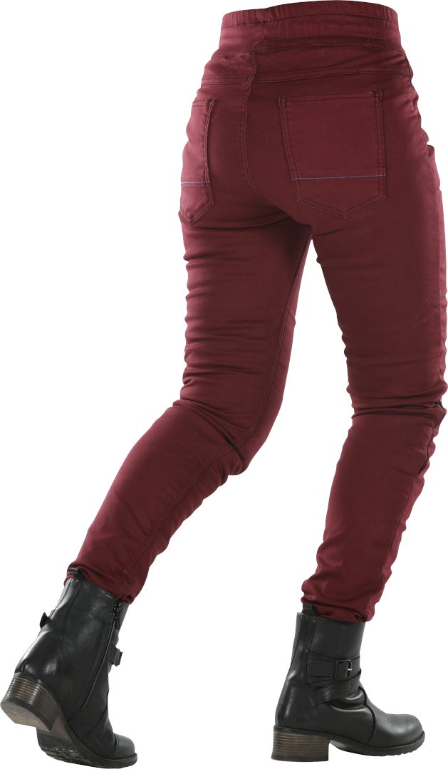 Overlap Jane Dames motorfiets legging Bordeauxrood 30 Figuur 2