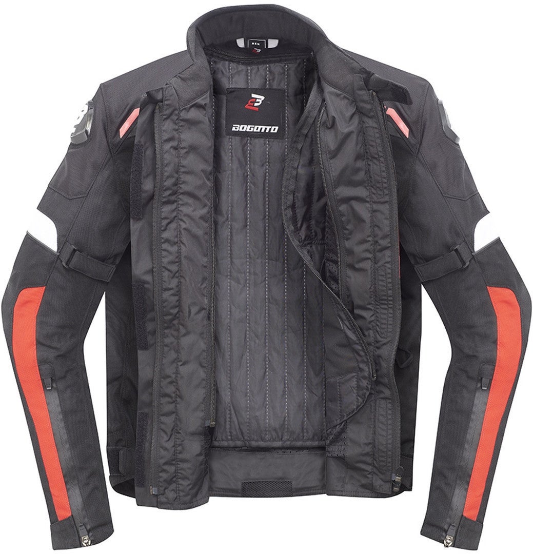 Bogotto GPX waterproof Motorcycle Textile Jacket black/red XXL Figure 3