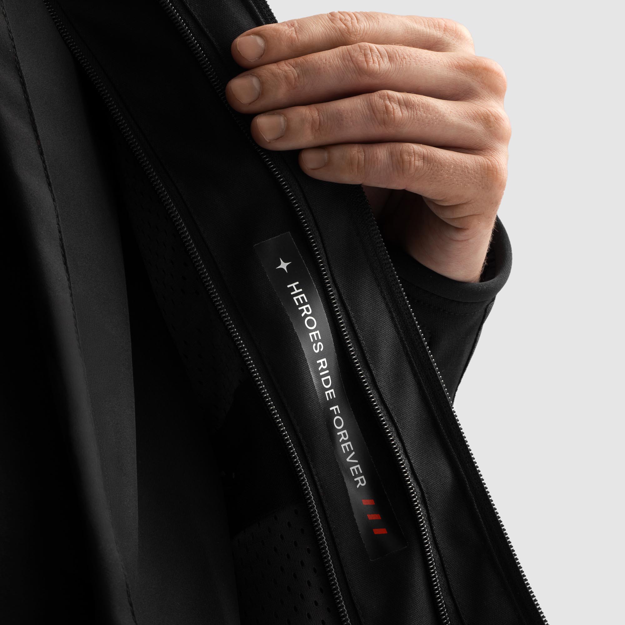 Side view of Rebelhorn Borg 2 waterproof Motorcycle Textile Jacket