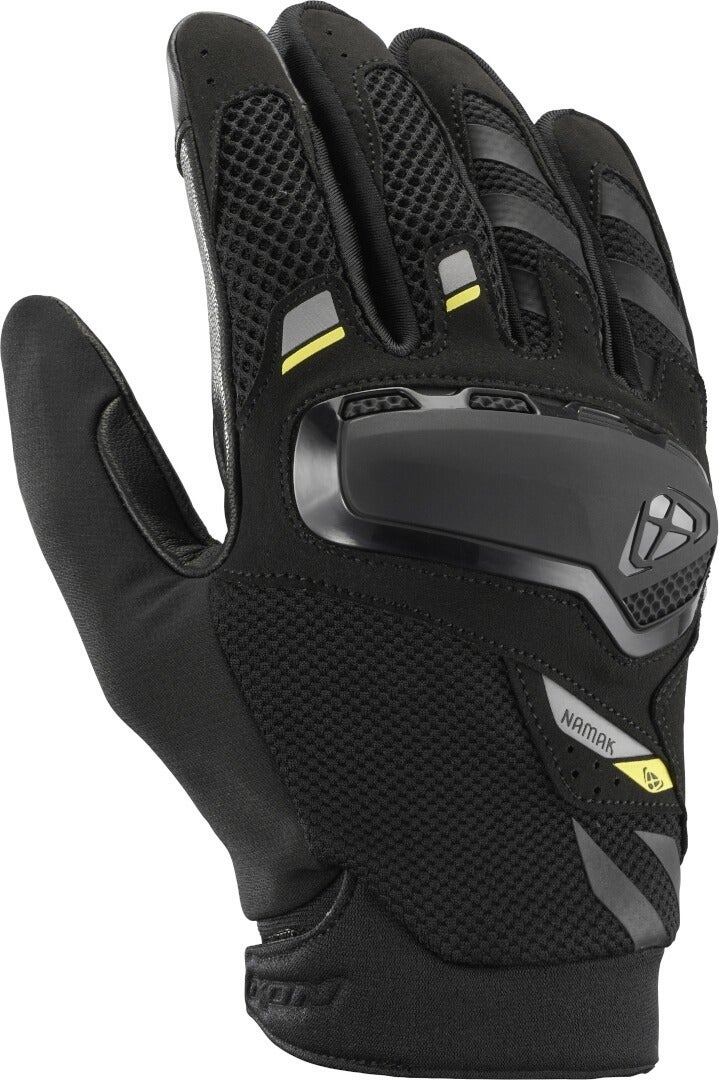 Ixon Namak Motorrad Handschuhe schwarz/gelb 4XL Abbildung 1