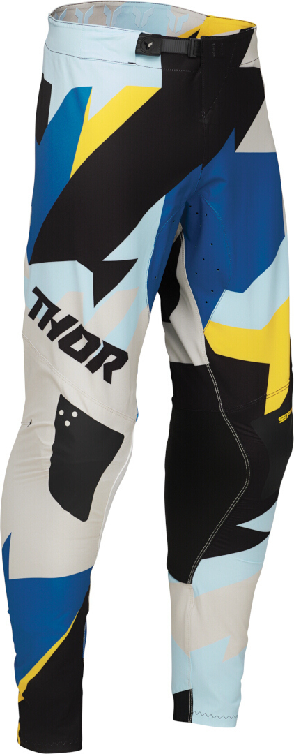 Thor Sportmode Brave Pantaloni de motocross negru/albastru/galben 29 Figura 1