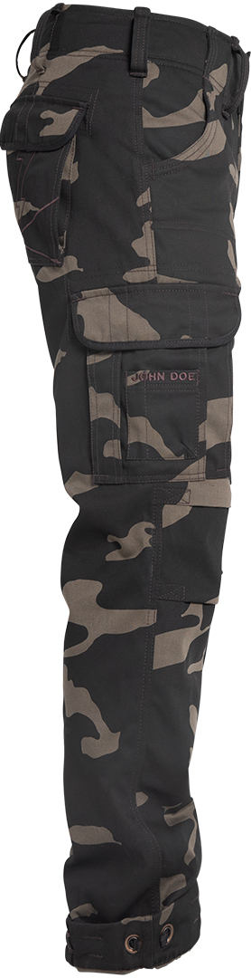 John Doe Cargo Regular XTM Camouflage Vaqueros de moto 44 L32 Figura 7