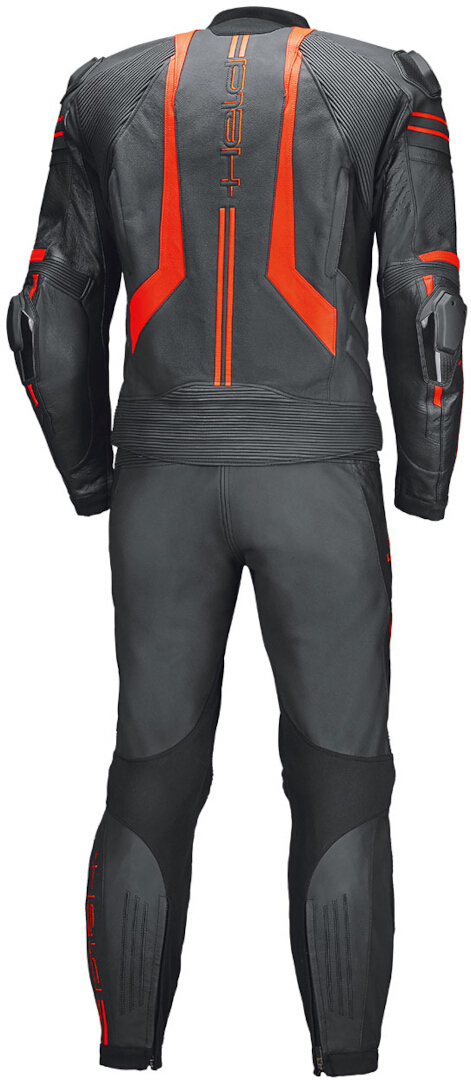 Held Street-Rocket Pro 2-Piece Motorcycle Leather Suit black/red 52 Figure 2