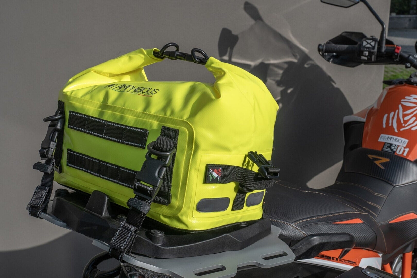 Amphibious Upbag II saco impermeável amarelo Figura 2